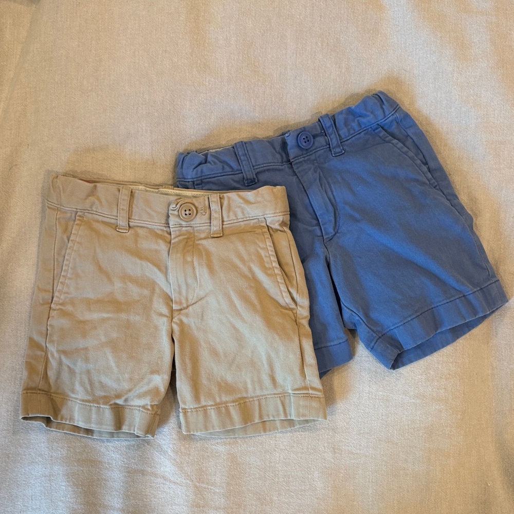 Kids Jcrew Kids Tan and Blue Shorts Set